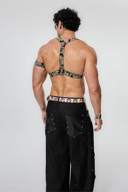 Tactile Control Camouflage Chest Harness