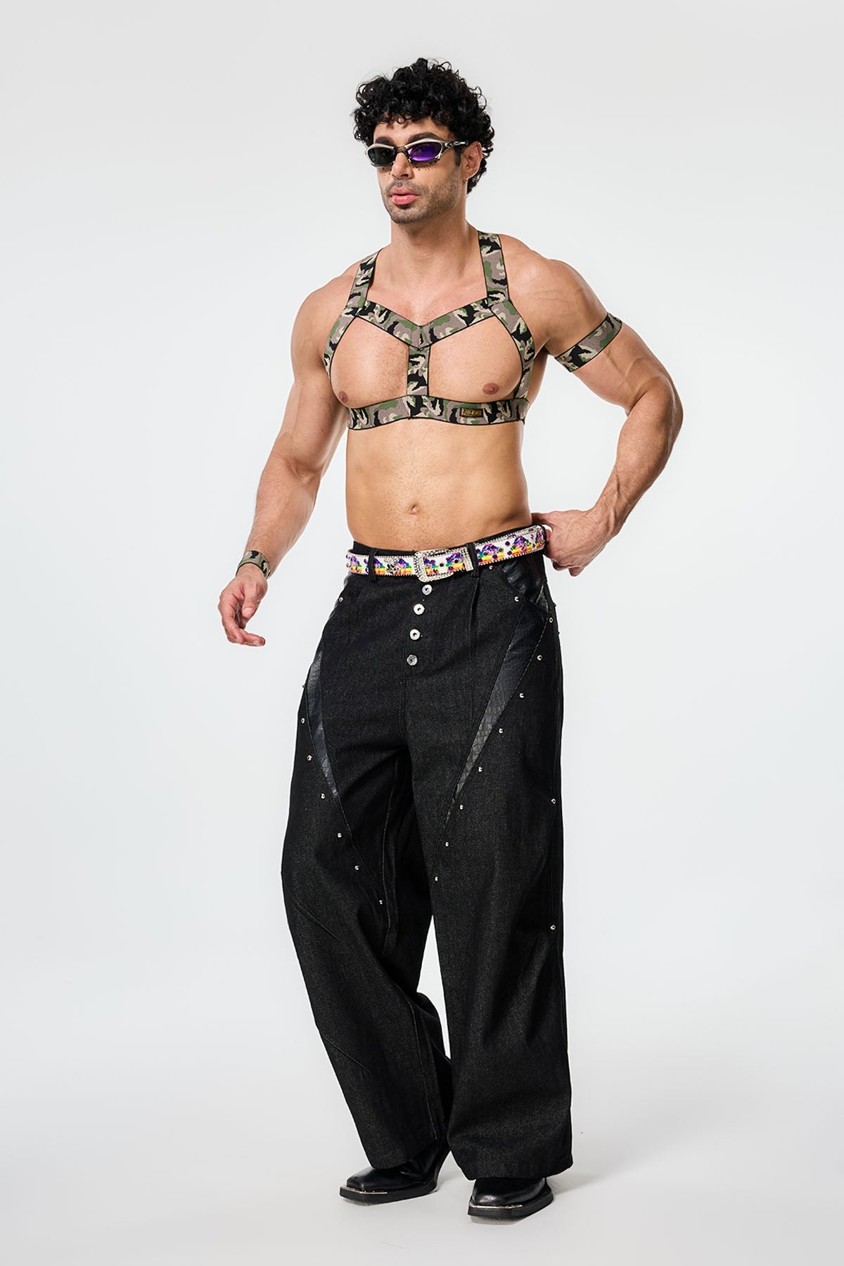 Tactile Control Camouflage Chest Harness