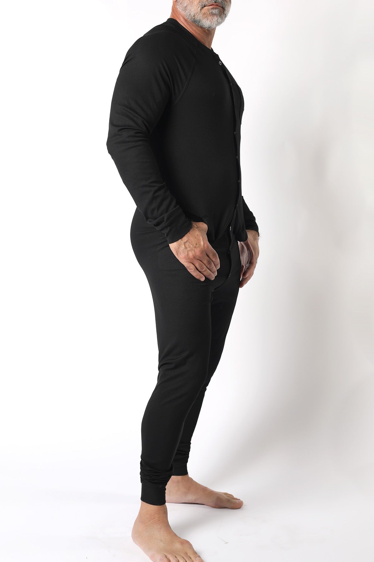 Tahoe Snap Up Union Suit w/ Pockets (WHOLESALE) - TIMOTEO