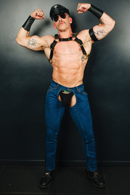 Terry Denim Chap