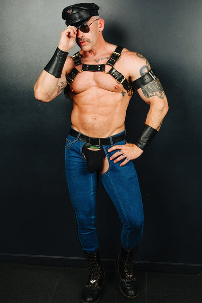 Terry Denim Chap