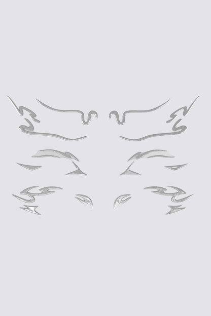 Titanium Flux Eye Sticker