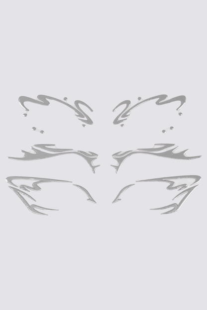 Titanium Flux Eye Sticker