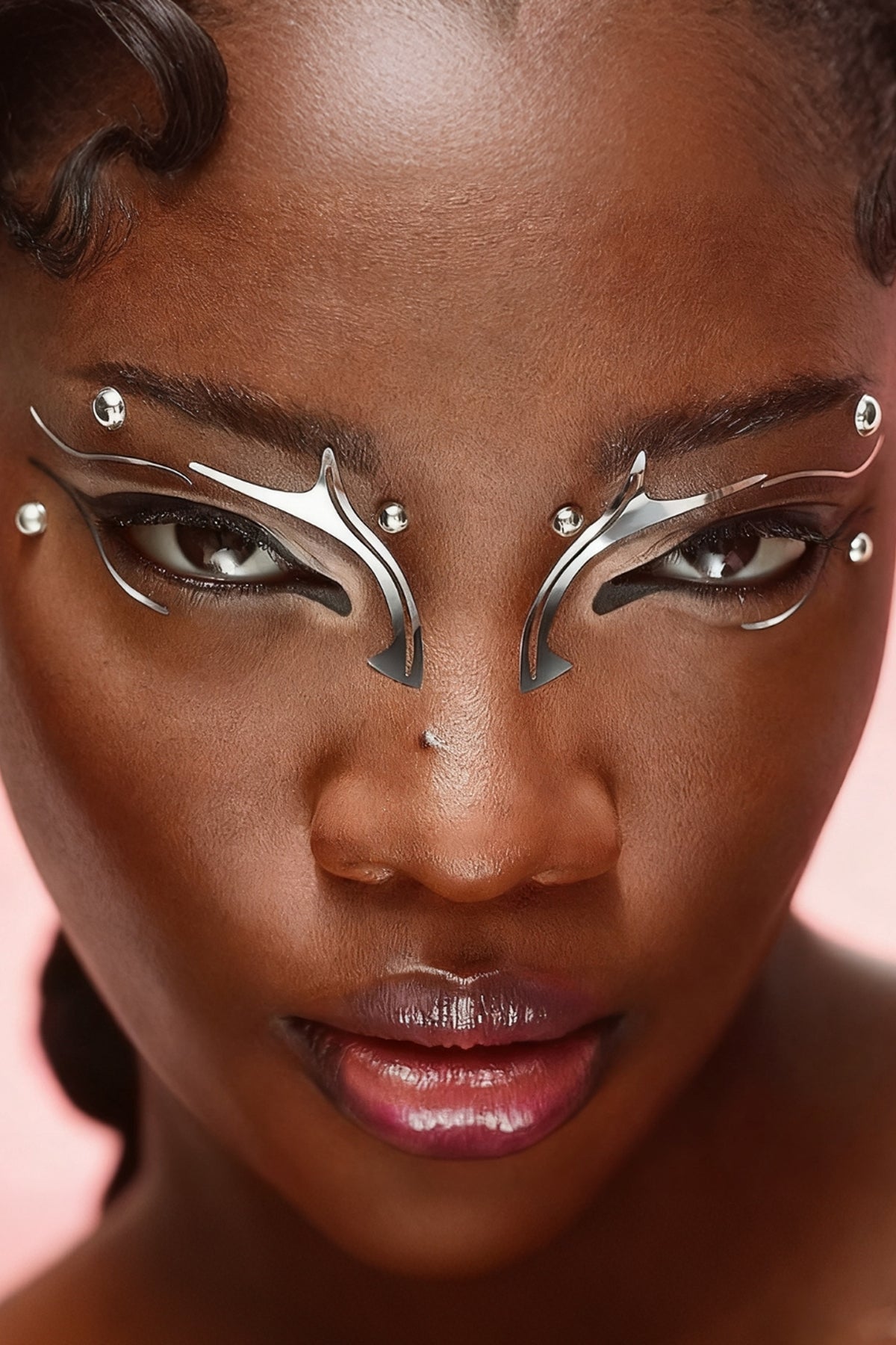 Titanium Flux Eye Sticker