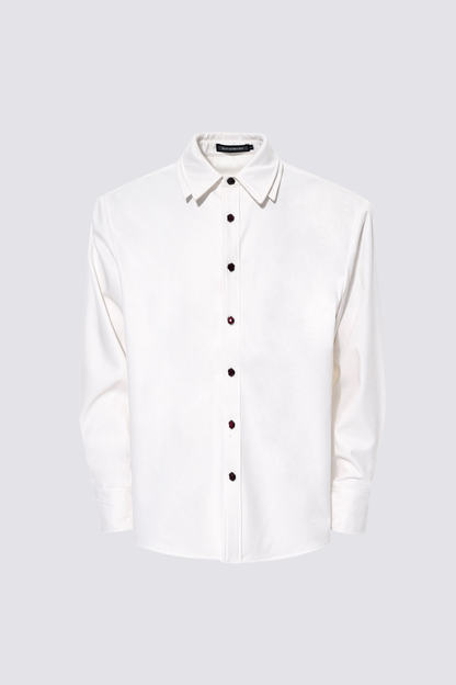 Total Eclipse Long Sleeve Shirt White