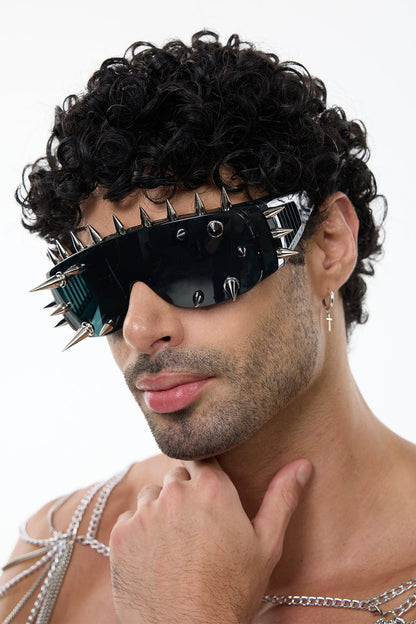 Toxic View Rivet Sunglasses Black