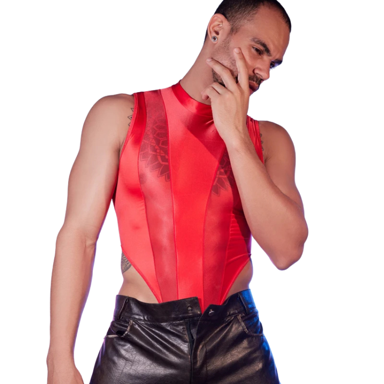 Transparent Tease Mesh Bodysuit