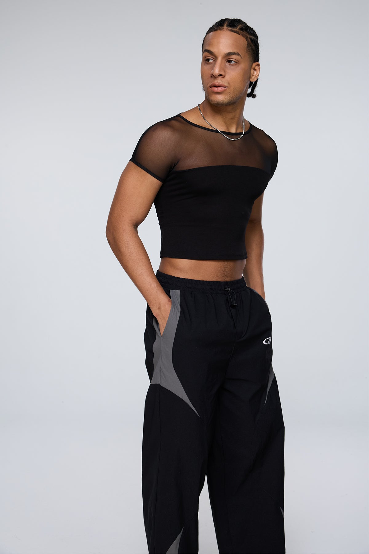 United Contact Mesh Crop Top