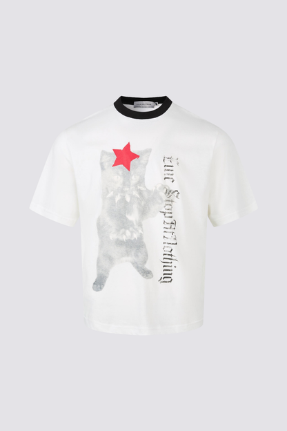 Unity Glide Cat Print T-Shirt