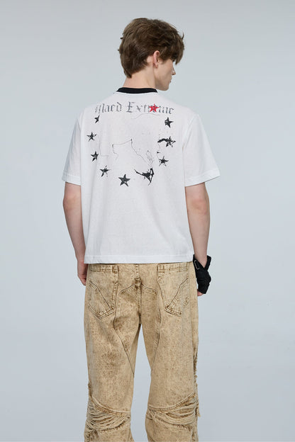 Unity Glide Cat Print T-Shirt
