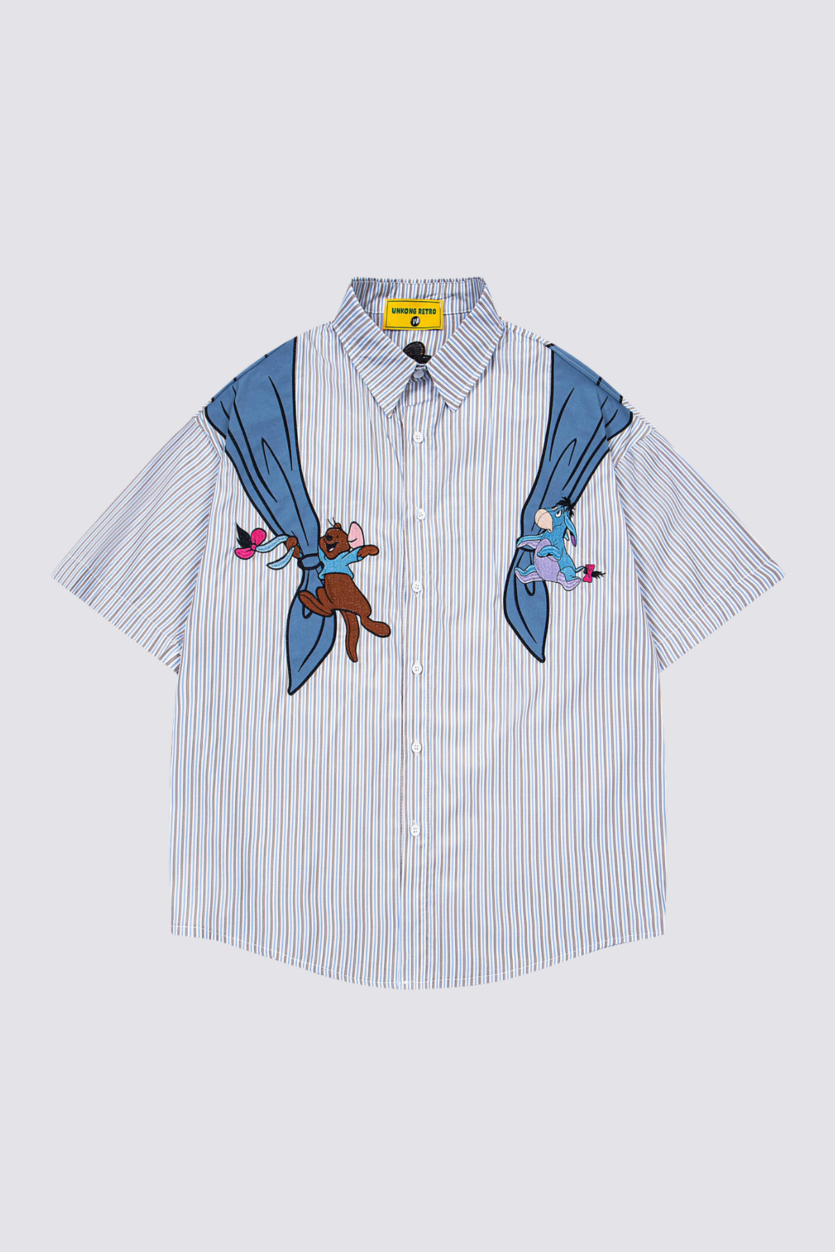 Unity Glow Embroidery Stripe Shirt