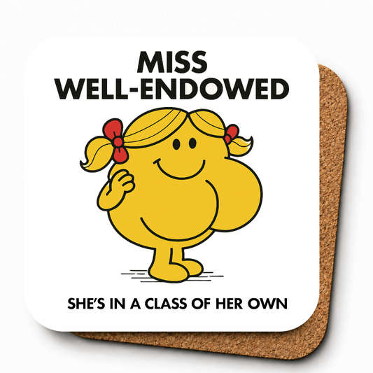 Cheeky Coasters | Miss Well-Endowed