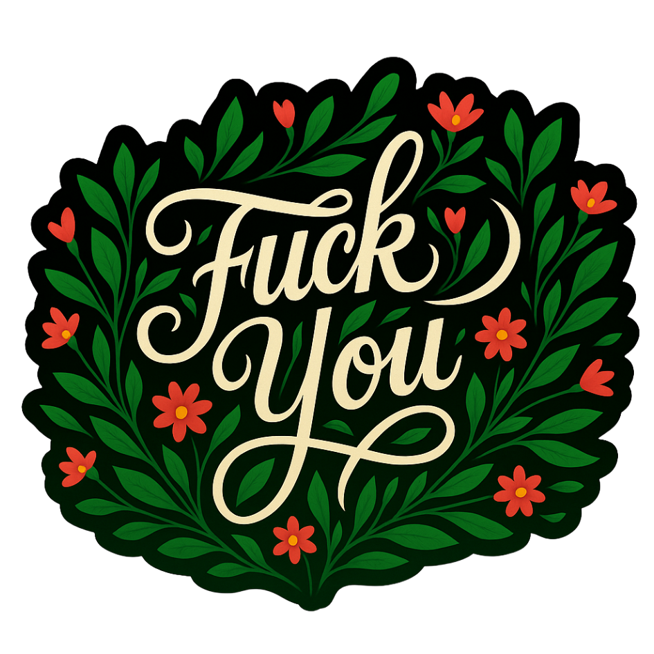 Fuck you | Sassy Sticker