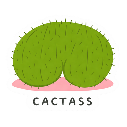 Cact-Ass | Sassy Sticker