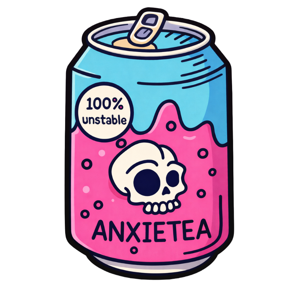 Anxi-Tea | Sassy Sticker