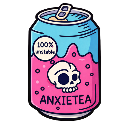 Anxi-Tea | Sassy Sticker