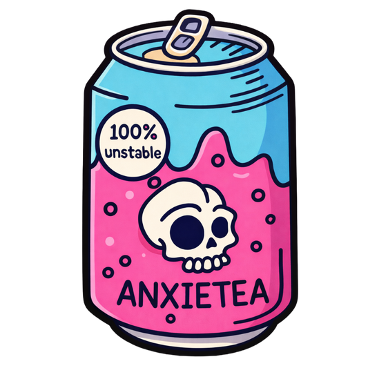Anxi-Tea | Sassy Sticker