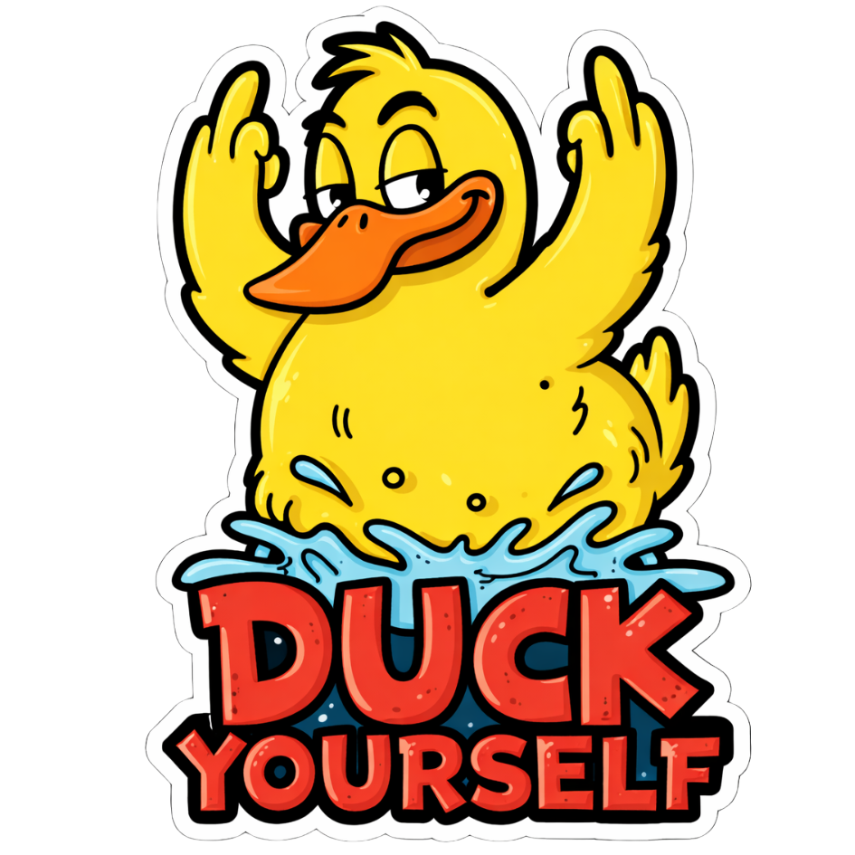 Go Duck Yourself | Sassy Sticker