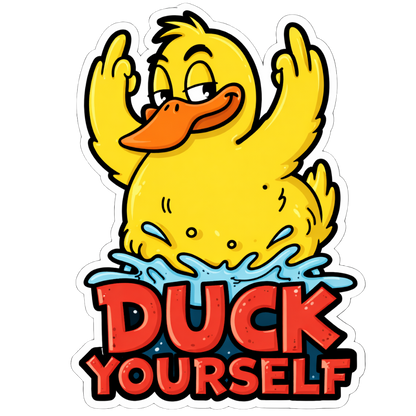 Go Duck Yourself | Sassy Sticker