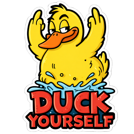 Go Duck Yourself | Sassy Sticker