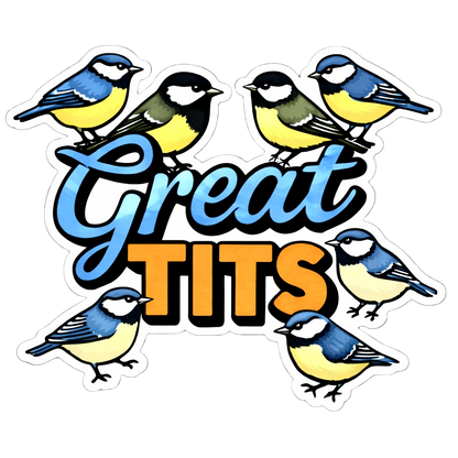 Great Tits | Sassy Sticker
