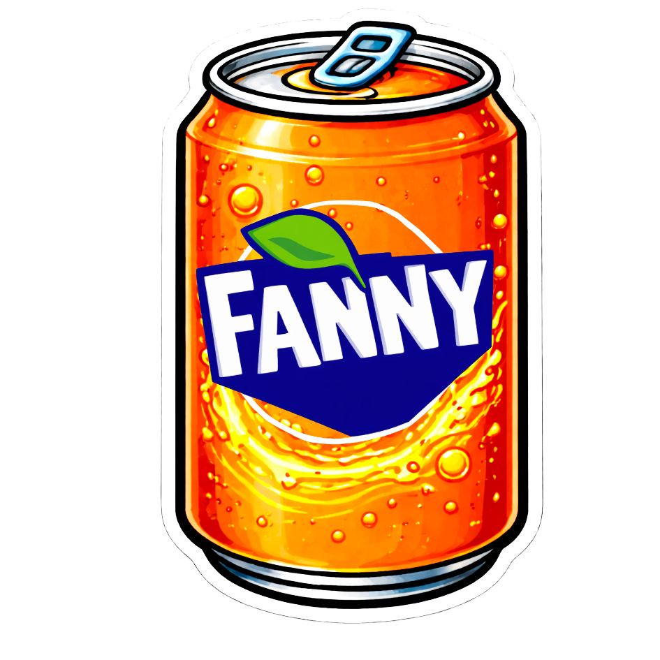 Fanny | Sassy Sticker