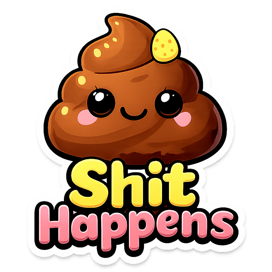 Shit Happens | Sassy Sticker