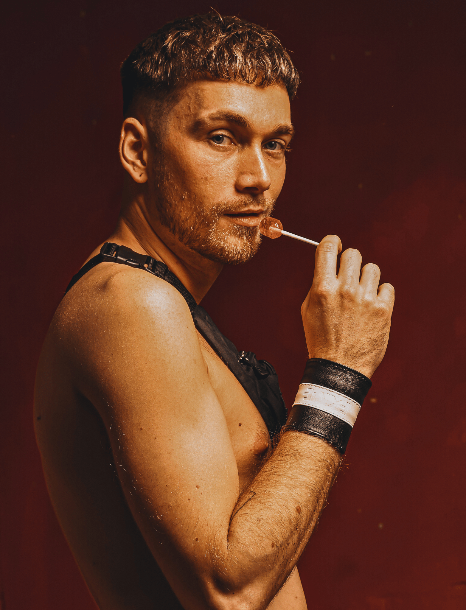 FKME Leather wrist wallet