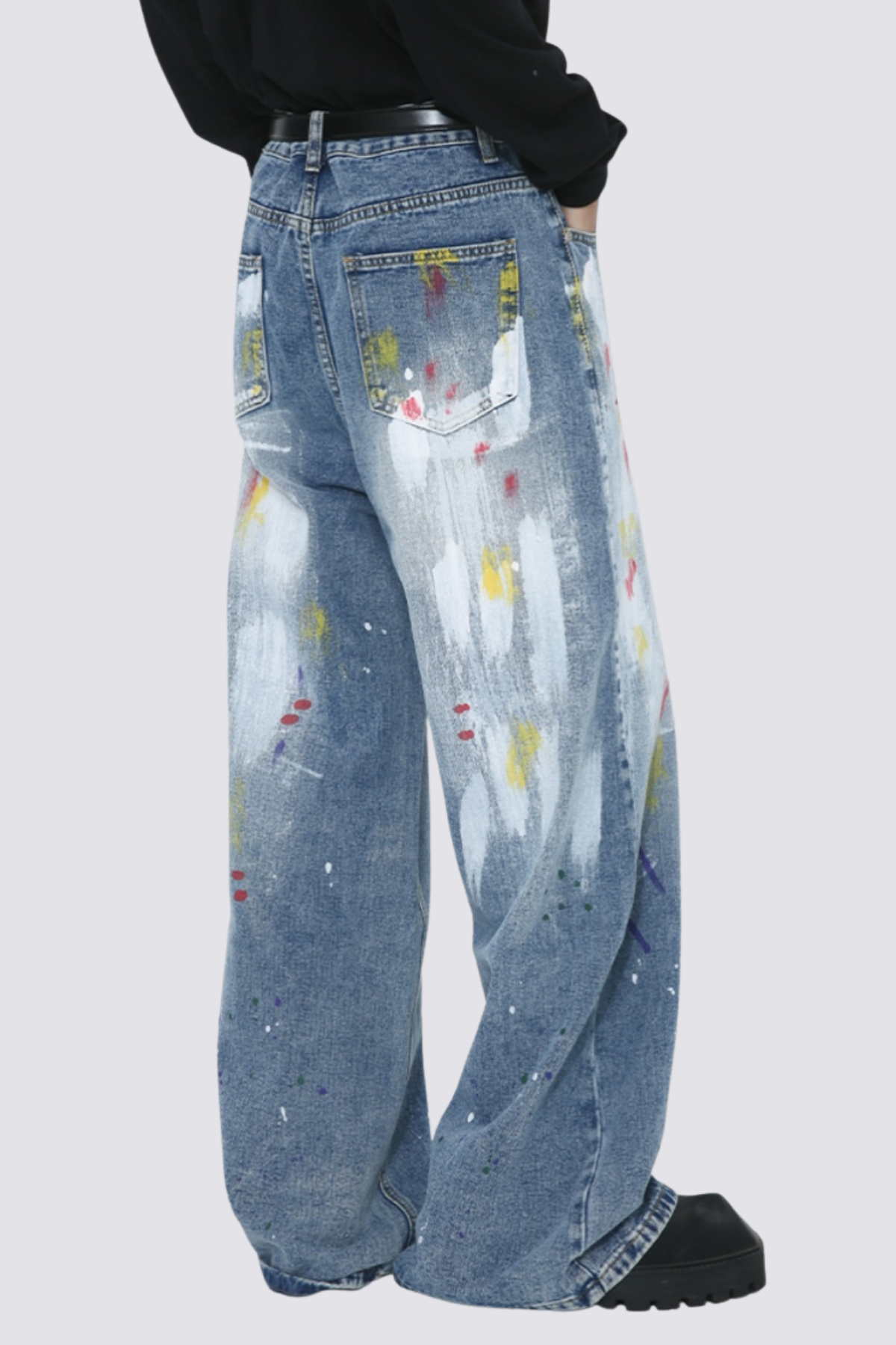 Urban Edge Graffiti Straight Jeans