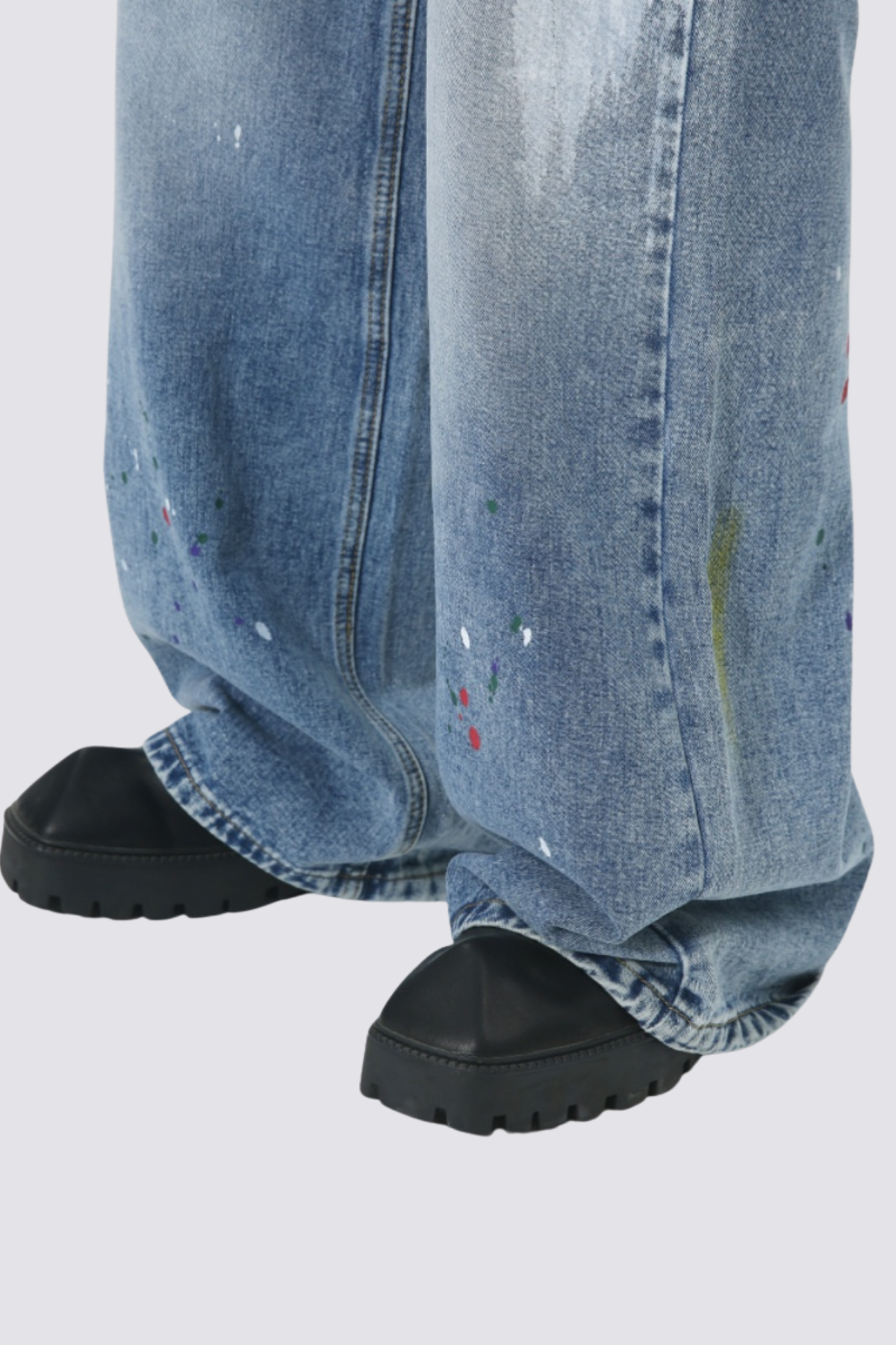 Urban Edge Graffiti Straight Jeans