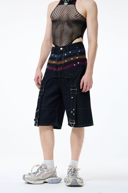 Urban Kiln Star Wide Leg Capri Pants