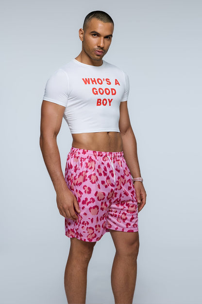 Urban Motif Print Crop Top