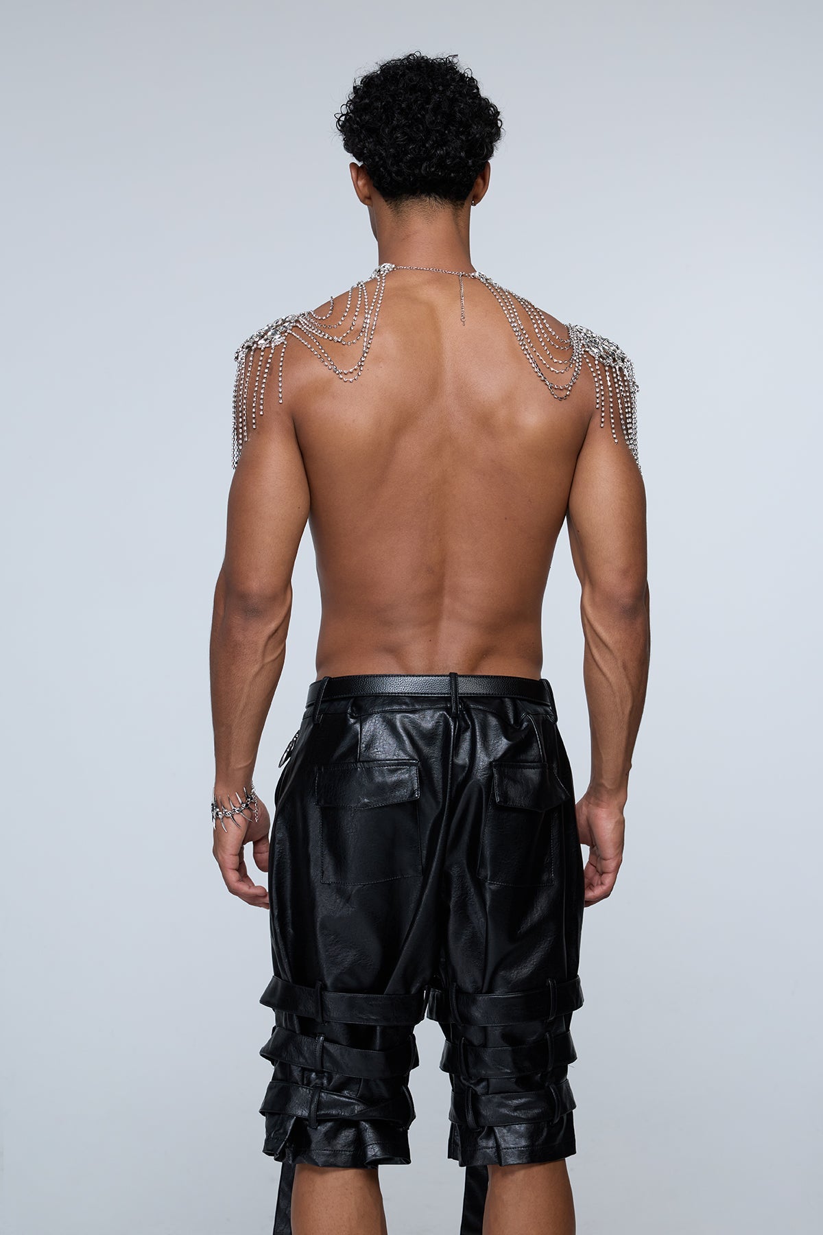 Urban Opal Crystal Fringe Shoulder Chain