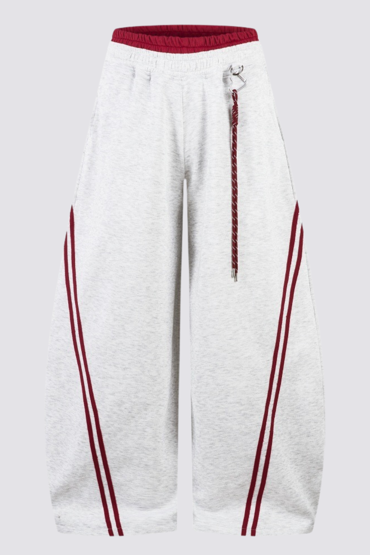 Urban Patina Stripe Barrel Pants In Grey