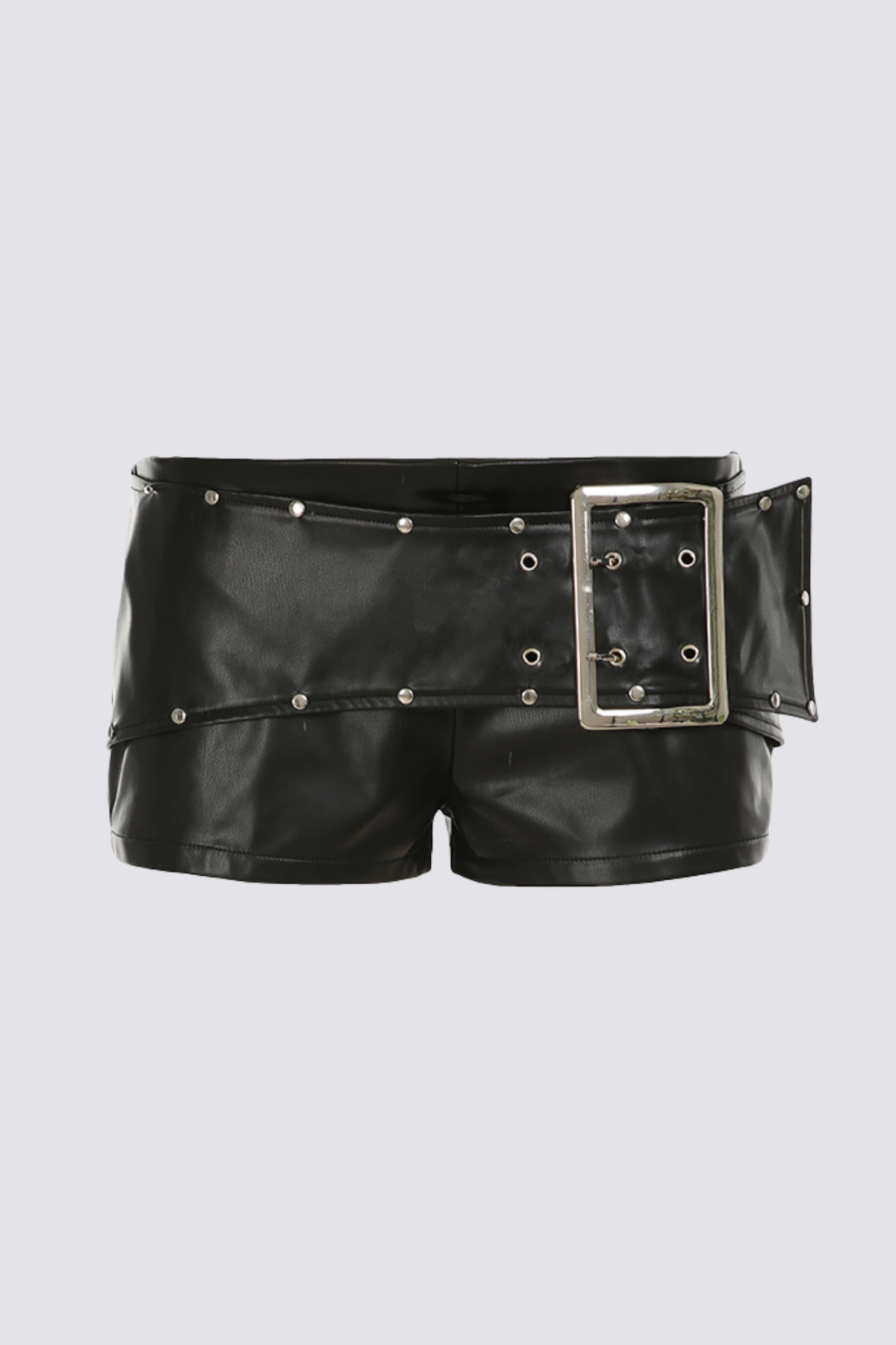 Urban Pelt Eyelet Leather Shorts