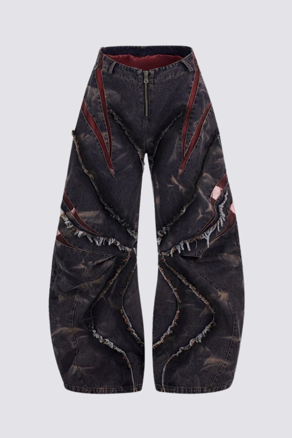 Urban Rift Deconstructed Barrel Jeans