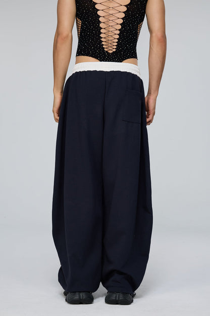 Urban Slack Embroidery Barrel Pants