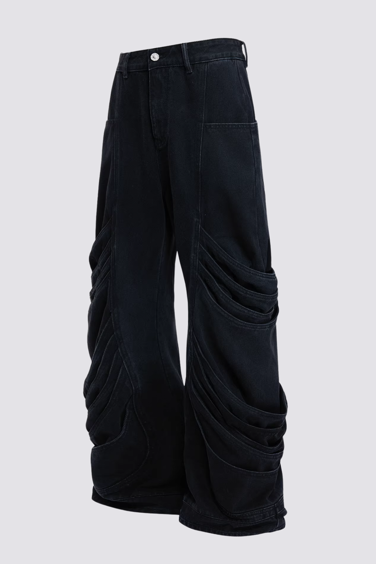 Urban Torque Barrel Stacked Jeans