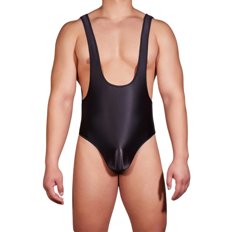 Va-Va-Voom V Neck Bodysuit For Men