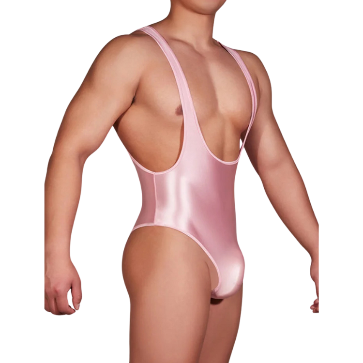 Va-Va-Voom V Neck Bodysuit For Men