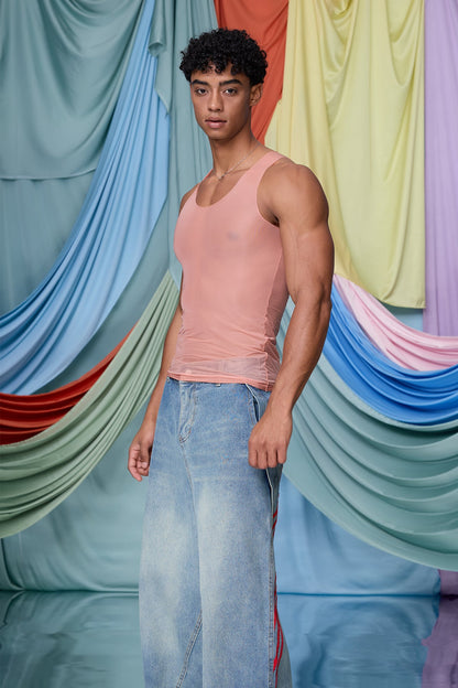 Vapor Logic Tank Top Orange