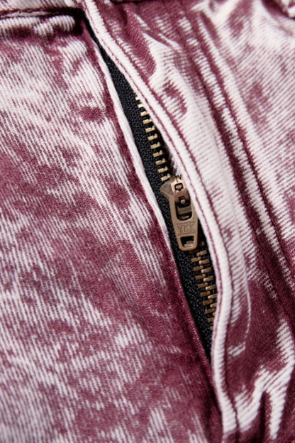 Vector Fade Tie Dye Wide Leg Jeans
