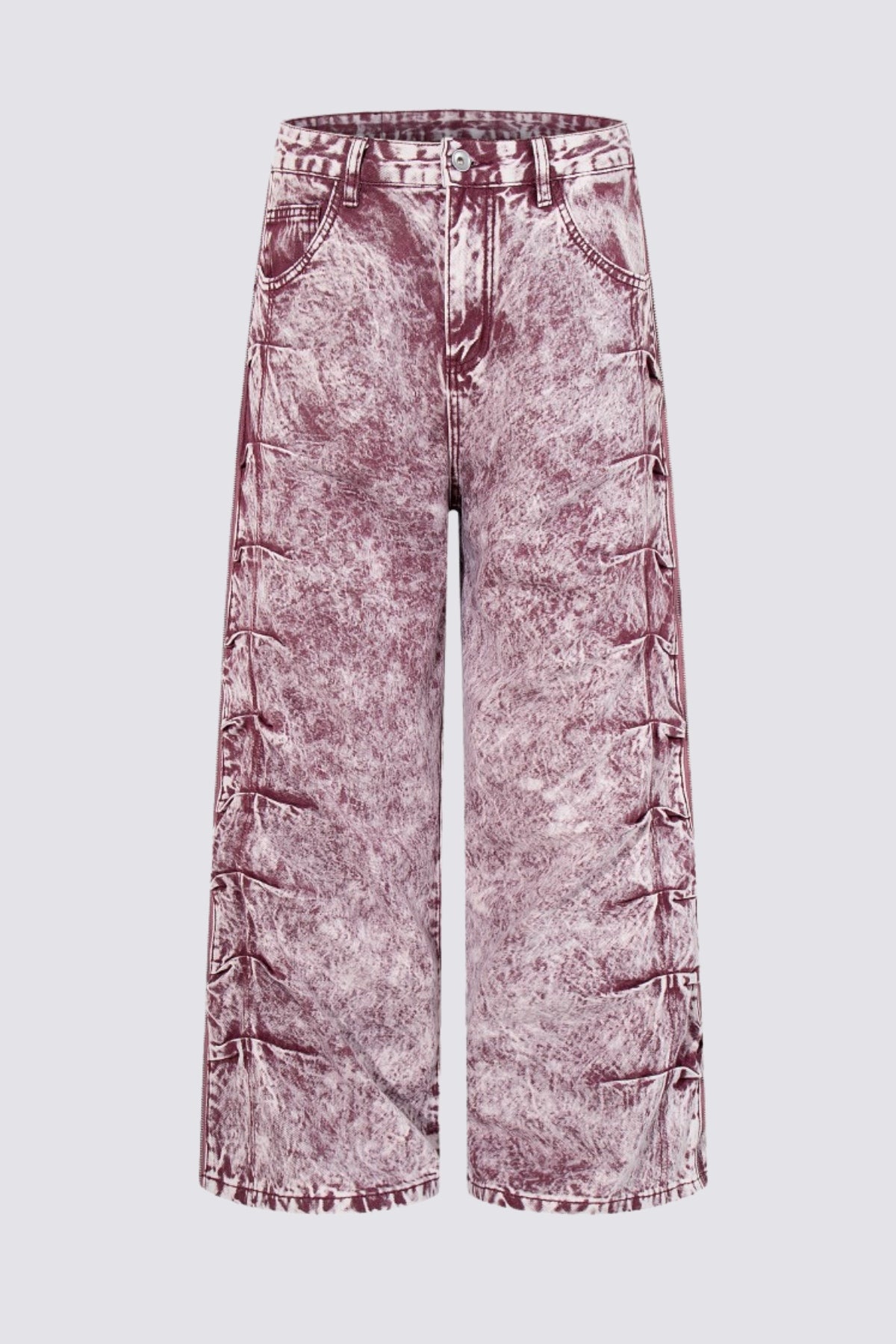 Vector Fade Tie Dye Wide Leg Jeans