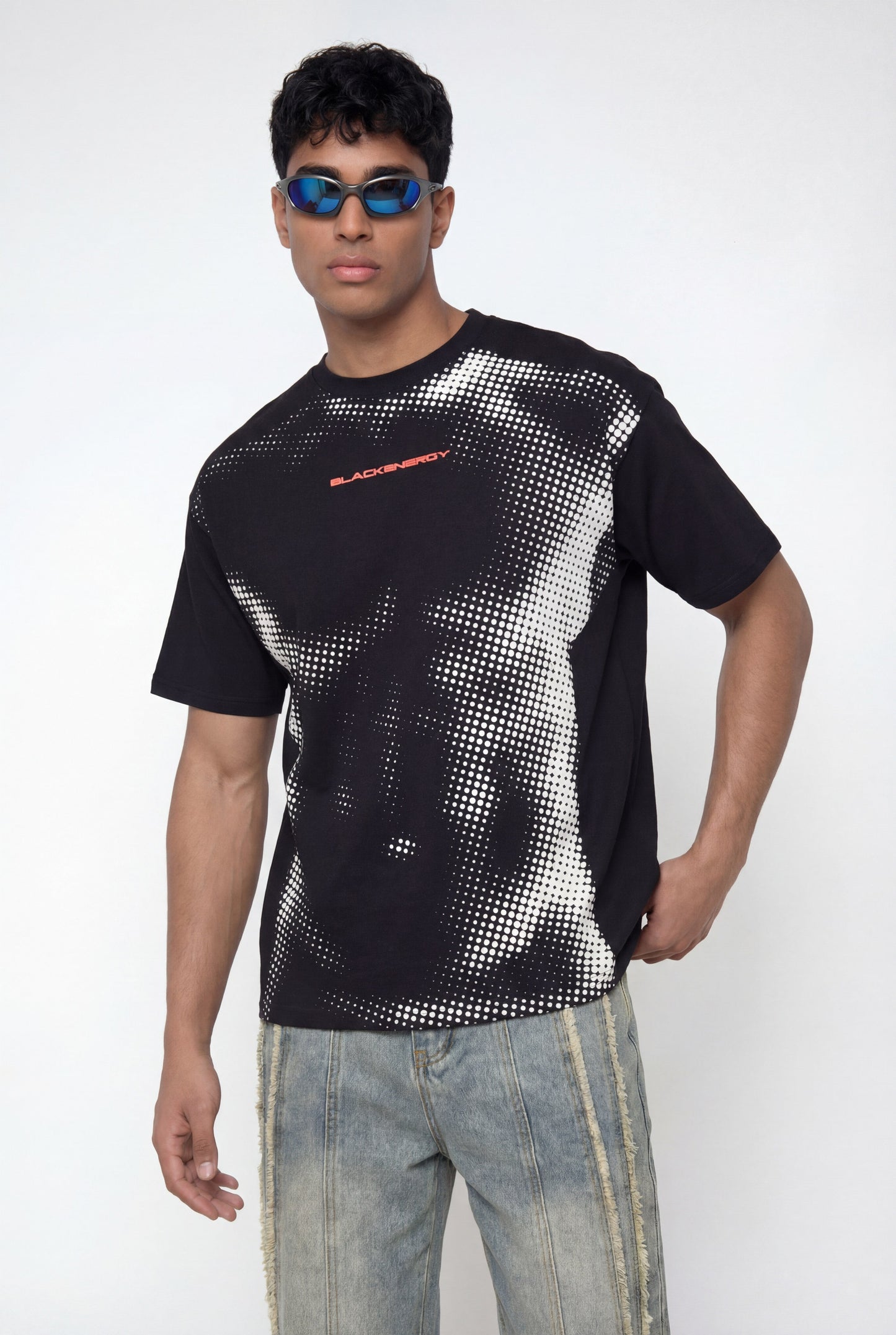 Veil Trace Print Top