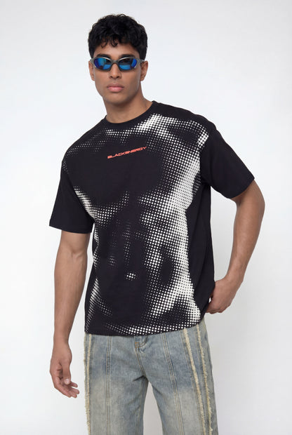 Veil Trace Print Top