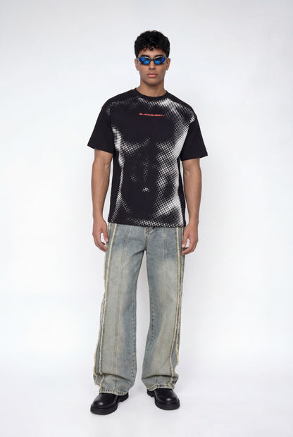 Veil Trace Print Top