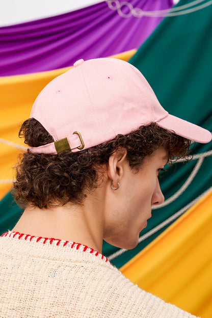 Velvet Wave Embroidery Cap