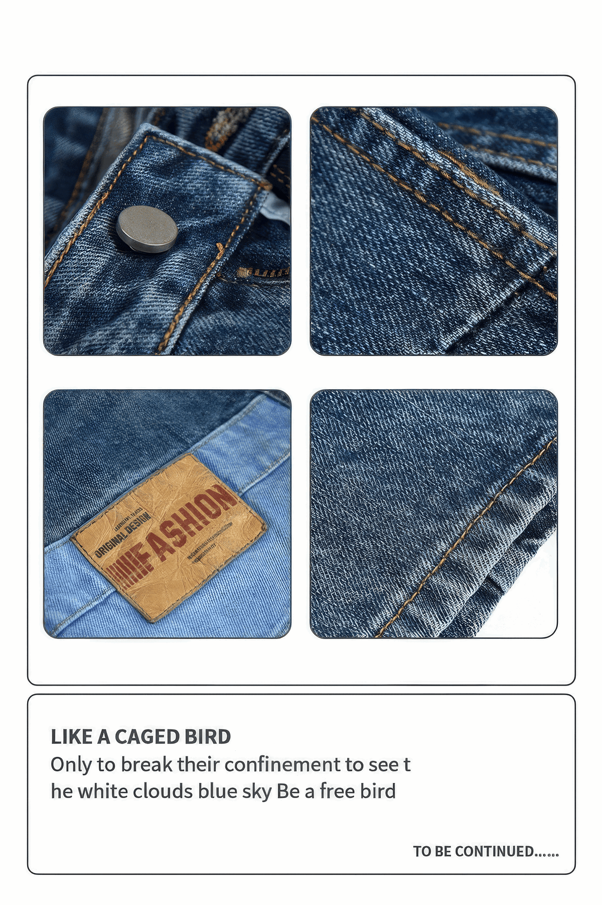 Vintage Washed 15oz Denim Cargo Pants – Loose Fit