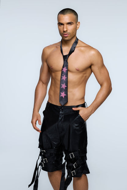 Virtual Angel Star Tie Black