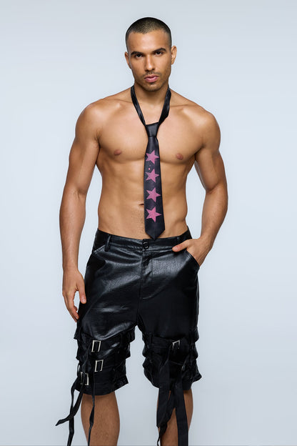 Virtual Angel Star Tie Black